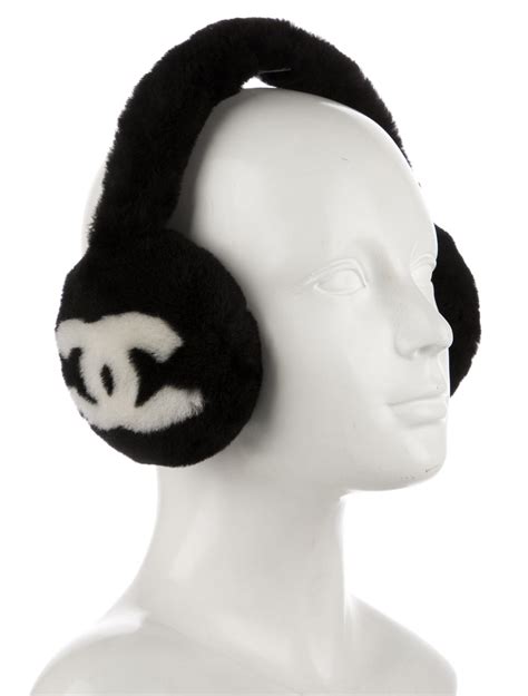 chanel 3 earmuffs buy|chanel shearling ear muffs.